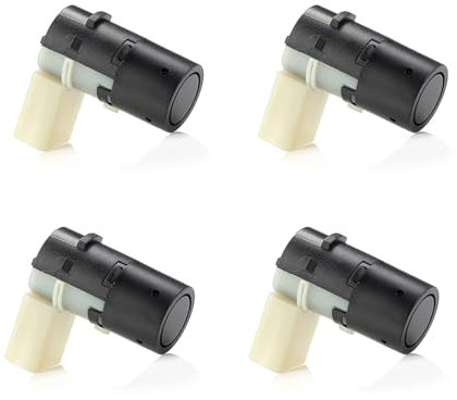 4X PDC Sensor Parksensor Einparkhilfe Kompatibel mit Audi A4 8H A6 4B 4F A8 4E 4B0919275E 7H0919275 7H0919275C Ultraschall Sensor Schwarz