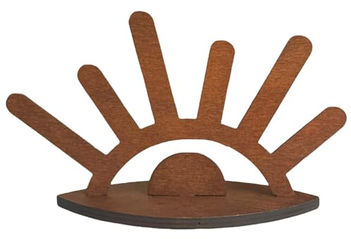 Ahuuen Soporte Para Anillos Masculino - Expositor de Joyería | Organizador de Madera para Exhibición de para Mujeres en Bodas, Compromisos, Cumpleaños, Collares y Anillos