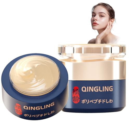 Qingling Creme gegen Falten, Qingling Gesichtscreme, Qingling Anti Aging Creme Frauen, Qingling Straffungs- und Anti-Falten-Creme mit Polypeptiden, Japanische Qingling-Faltenentfernungscreme (1PCS)