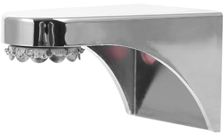 SHINEOFI Porte-savonnette Magnétique Mural Acier Inoxydable, Support à Ventouse Forte Adhérence, Design Compact, Anti-Corrosion, Organiseur pour Salle De Bain, Suspendu, Gain De Place