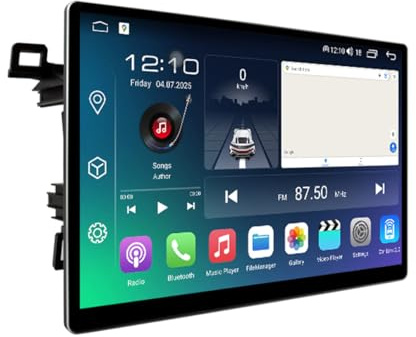 12.5 Ultra-Silm Screen for Toyota RAV4 2013-2018 Android Car Multimedia Stereo GPS Carplay Video Player Radio 2K QLED 1920 * 1200 (8 Core UIS7862 6+128GB Wifi 4G)