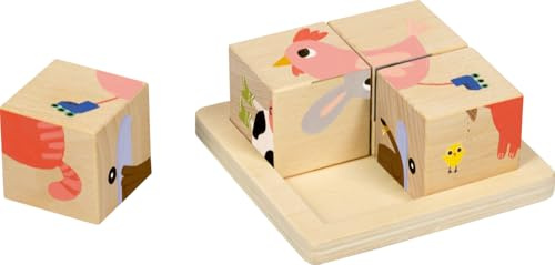 DIE SPIEGELBURG - Würfelpuzzle Bauernhof - Spiegelburg Minis