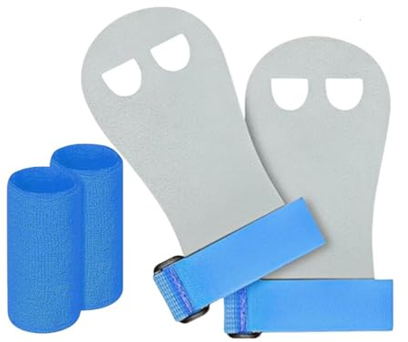 Msioytog Gymnastik Handgriffe aus Leder mit verstellbarem Armband für Kinder, Gymnastik Handschutz, Handgelenkstütze zum Heben von Trainingsausrüstung für Jungen und Mädchen