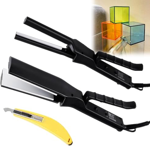 Kit de cintreuse en acrylique avec bande thermique en plastique pour feuilles de plexiglas en PVC - Outil de pliage d'angle et d'arc - Pour la fabrication de panneaux de lettres