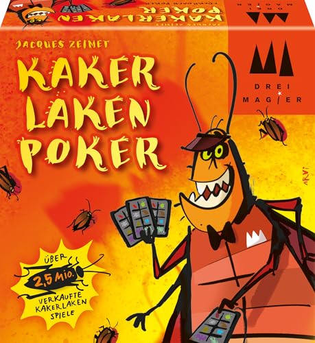 Schmidt Spiele 40829 kackerlackpoker, tre magiker kortspel