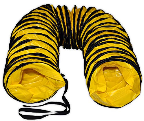 REMKO Warmluftschlauch für Ventilator RAV 35, 7,6 Meter, Gelb, Thermoplastisches Elastomere, 305 mm, 1,5 mm Wandstärke, 13,67 kg, 1 Stück