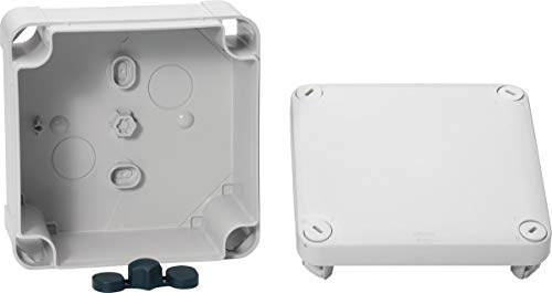 Boîte de dérivation Schneider Electric carrée - Dimensions 105 mm x 105 mm x 55 mm, Résistant à l'eau: Non, Matériau: Acrylonitrile butadiène styrène, Type d'installation: À poser en surface