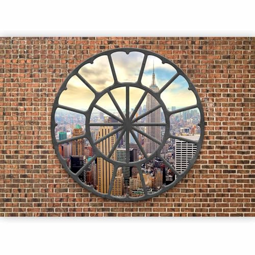 Fotomurales B&D XXL Ciudad 250x175 cm Papel pintado tejido no tejido Decoración de Pared decorativos Murales moderna Diseno Fotográfico New York ladrillo Nueva York a d-a-0008-a-c