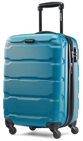 Samsonite Omni PC Hartschalengepäck erweiterbar mit Spinnrollen, Karibikblau (Blau) - 68308-2479