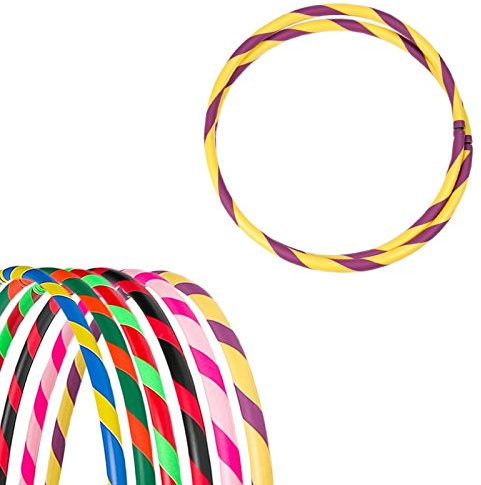Bunter Hula Hoop Reifen, faltbar, Ø90/95/100cm