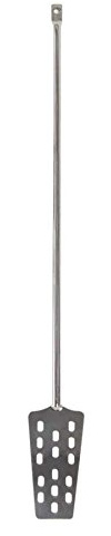 AlcoFermBrew Paletta in Acciaio Inox 61cm per mescolare Il Mosto e cagliata - Resistentissima - AISI304