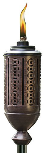 Tiki Brand Cabos Lampe Torche en métal Bronze 165 cm