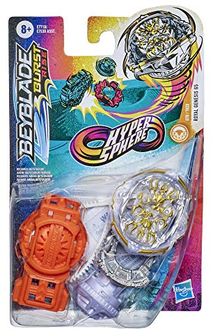 Beyblade Burst Rise Hypersphere Royal Genesis G5 Starter Pack -- Stamina Type Battling Top Toy and Right/Left-Spin Launcher, Ages 8 and Up