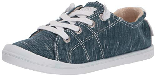 Roxy Rory Slip On Sneaker sko dam Rory Slip On Shoe sneakers, Teal Ex - 7.5