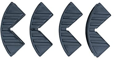 Connex Kantenschutzwinkel grau - 4 Stück im praktischen Set - Geeignet für Gurtbreiten bis 25 mm - Aus robustem Kunststoff / Kantenschutzprofil / Spanngurtsschoner / DY270637