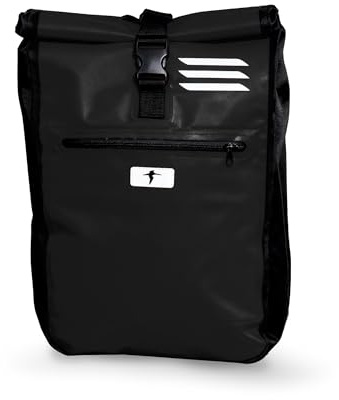 Red Loon Messenger Courier Bag Truck Tarpaulin Messenger Bag Backpack Bicycle Black or Orange black