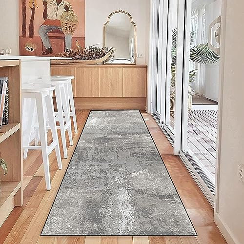 LIJIAO Teppich Läufer Flur Wohnzimmer 50 x 190 cm rutschfest Waschbar Küchenteppich Teppichläufer Läufer Teppich Lang Flur mit Rutschfester Unterseite für Flur & Korridor, J