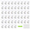 WYAN 50 Pcs Non-Trace Perforated Picture Hook for Hard Wall, Picture Hanging Kit, Wall Hooks, Picture Fixing Kit, Picture Hangers for Hanging Paintings, Wedding Photos, Mirrors