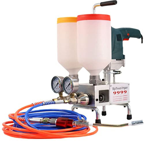Máquina de lechada eléctrica,Máquina de lechada,Bomba de inyección de lechada,Máquina de lechada de poliamonio/Resina epoxi de 1100 W Bomba de inyección de lechada,para apuntar hac