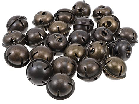 IMIKEYA 60St Fünf-Sterne-Glocke aus Bronze basteln Weihnachten bastelmaterial Weihnachten Haustierglocken selber Machen hundehalsband hängende Eisenn selber Machen