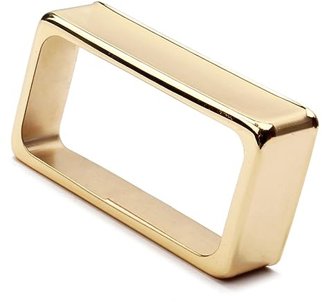 Toyvian Humbucker Pickup Cover Metall Offen Gold Für Robustes Elegantes Gitarren Zubehör Langlebige Tonabnehmer-abdeckung Diy Ersatzteil Für Gitarristen Und Gitarrenbauer