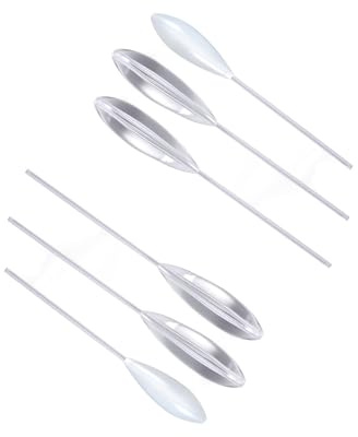 Fokroin 6 Stücke Sbirolino Schwimmend, Fishing Sbirolino Set, Angelzubehör Spirolino Forelle, Spirolino Sinkend, Spirolino 8g、10g、12g、15g、20g、25g, für Forellenteig und Spoons Forelle (Transparent)