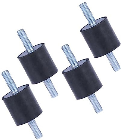 SEWOART 4 Stück 30 X 30 Cm Gummivibrationsdämpfer Für Klimaanlagen Luftkompressoren Und Motoren Absorber Reduzieren Geräusche Und Schwingungen Effektiv