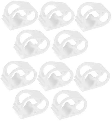 DECORNIJIA 10pcs Adjustable Siphon Hose Control Clamps for Tubing Soft Shut Off Clips for Garden and Aquarium Use Effortless One-Handed