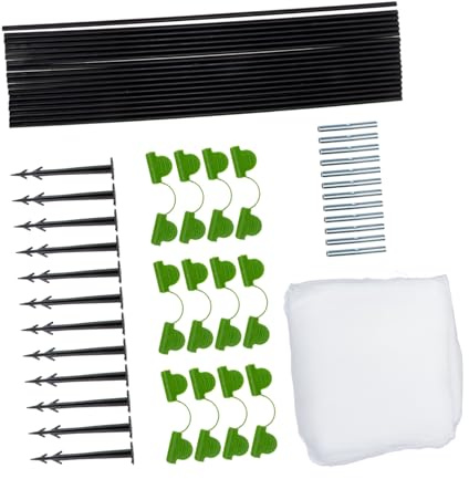 POPETPOP Filet de Jardin pour Plantes Filet Anti-Oiseaux Protection Arceaux Serre Maille Fine pour Cultures pour Légumes et Fleurs