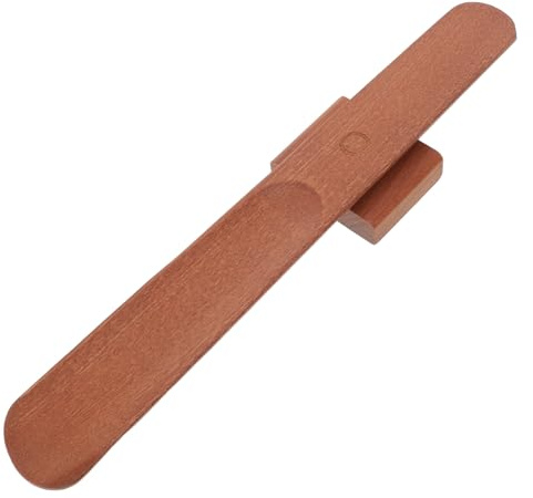 SWOOMEY Skohorn i trä för resor - 25 cm långt, magnetiskt skohorn för flera ändamål - Litet med handtag för män, lätt och bekvämt att bära, hemverktyg