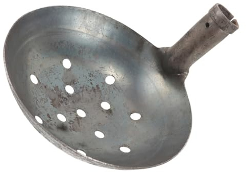 Lurrose Louche à Tamiser en Métal pour Débouchage Canalisations et Arrosage des Plantes, Pelle Multifonctionnelle pour Usage Professionnel en Construction