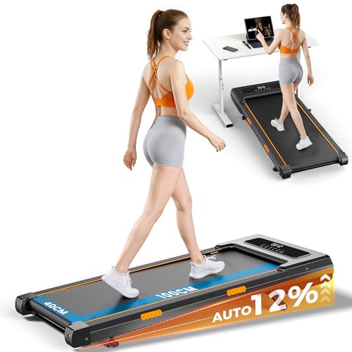 JAGJOG Walking Pad mit 12% Auto-Steigung für Kalorientraining