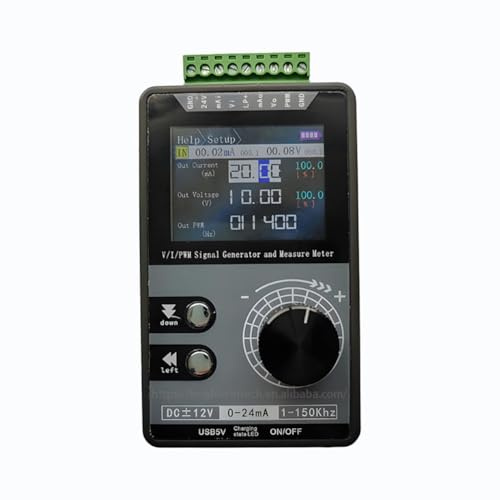 YGBWAOV Générateur de Signal de Courant et de Tension PWM 0-20mA 4-20mA 0-10V Simulateur de Source 0-50V 50mA Appareil de Mesure Calibrateur Source de Signal de Tension et de Courant PWM