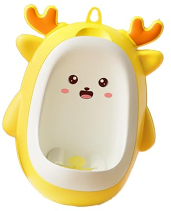 KiBcsLic Orinatoio per L'addestramento Alla Pipì con Cartoni Animati, Orinatoi per L'addestramento Al Vasino, Orinatoio per L'addestramento All', GIALLO, Taglia unica bambino