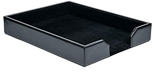 Dacasso bunden brevkorg, svart, 34,29 x 26,67 x 5,08 cm