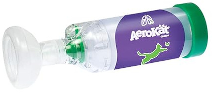 Aerokat Original Inhalationskammare för katter och kattungar, med exklusiv Flow-VU-indikator