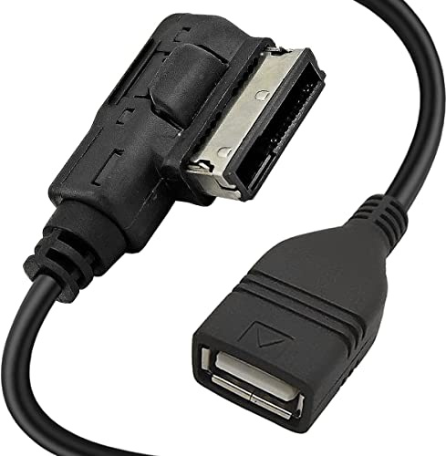 Xiatiaosann für Audi MMI Music USB Adapter Kabel AMI MDI AUX Stecker für Audi A3 A4 S4 A5 S5 A6 S6 A7 A8 Q5 Q7 R8 TT, für VW