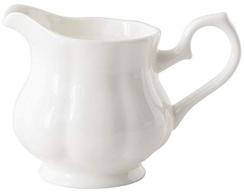Sauciere，Saucenschale Französische Milchschale Kaffeeutensilien Topf Haushaltsgewürztopf Moderne Bone China Creamer Cup English Zucker Schüssel Geeignet für Latte Cappuccino Heiße Kakao 230ml Saucenbe