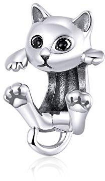 Katze Charms für Pandora Armband Sterling Silber 925 Charms Bead Frauen Mädchen Geschenk
