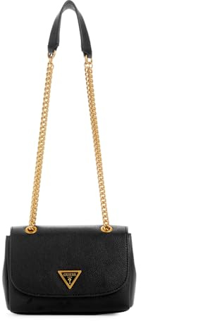 GUESS Damen Cosette Convertible Flap, Mini-Crossbody-Klappe, Schwarz