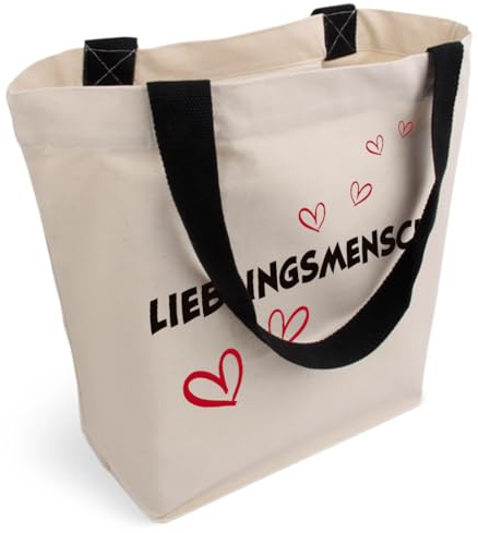 Cottonbagjoe Baumwolltasche 45x38x10 cm – Shopper mit Innentasche