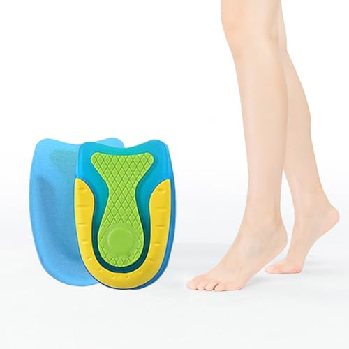Coussins de Talon Pour Le Soulagement de La Douleur Au Talon, Bonnets de Talon En Gel, Tendinite d’Achille, épine Calcanéenne, Inserts de Soulagement de La Fasciite Plantaire
