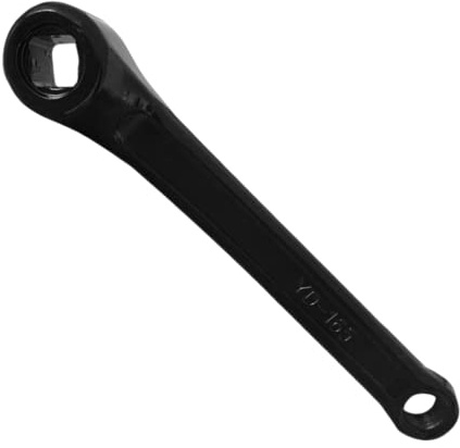 CAKEEYUM Bras de manivelle Gauche de vélo Bras manivelle vélo Horizontal Disponible dans Le Trou Diamant 165MM Noir pour électrique Pliant 1PC pièces Rechange