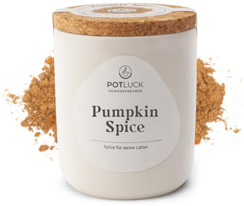 POTLUCK | Pumpkin Spice | Gewürzmischung im Keramiktopf | 70g | Vegan, glutenfrei und mit natürlichen Inhaltsstoffen