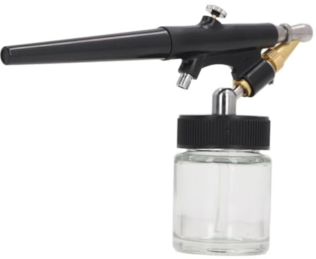 Hyuduo Nails Airbrush-Set, Airbrush-Set mit Kompressor, Hochdruck- und Verstopfungsfreies Airbrush-Set, für Nagelkunst, Kuchendekoration, Make-up, Malen