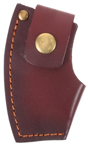 WOONEKY Leather Head Cover Protective Sheath for Hand Minimalist Style for Camping Hiking