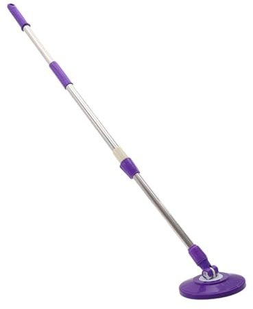 TOPPERFUN Fregona de Tubo de Acero Inoxidable Telescópica Mopa para Polvo y Mopa Doméstica Mango Desmontable para Limpieza de Pisos el Hogar