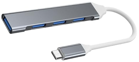 Adaptador Multipuerto USB Multifuncional Alta Velocidad Transferencia Datos | Divisor 4 Puertos Con Transferencia De Datos 5 Gbps Accesorio Para Portátil Sin Controlador Plug