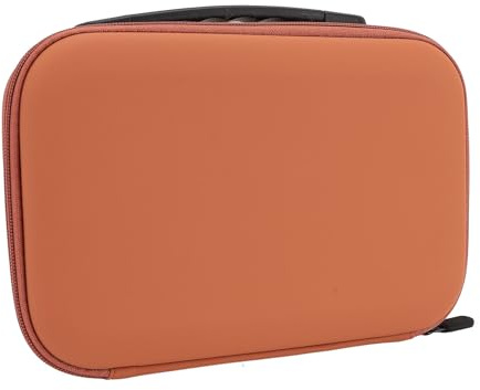 Bewinner Skyddsväska för NEO-drönare och Tillbehör, Förvaringsväska med Stor Kapacitet för Resor, Vandring, Camping, EVA-lädermaterial (Orange)