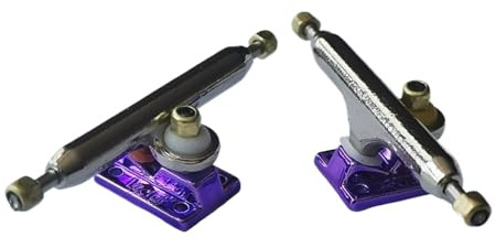 Fingerboard Trucks Professional Regular Mini Skateboard 34 mm Finger Skate Board Trucks (Violett)